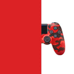 Manette PS4 Camouflage Rouge