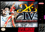 jeu Ys IV Mask of the Sun super nintendo