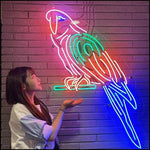 neon gaming perroquet